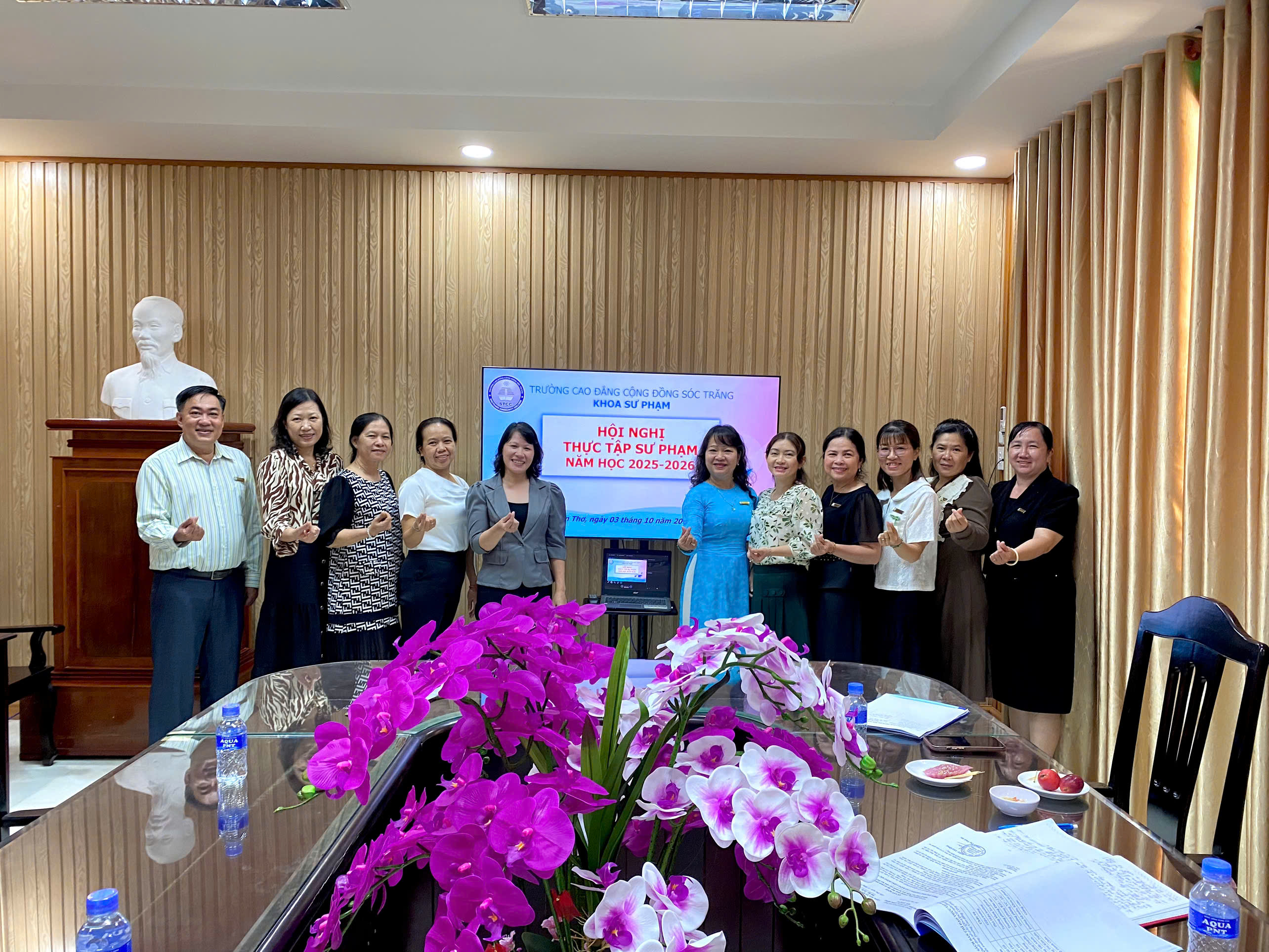 Trường Cao đẳng Cộng đồng Sóc Trăng tổ chức Hội nghị thực tập Sư phạm năm học 2025 - 2026