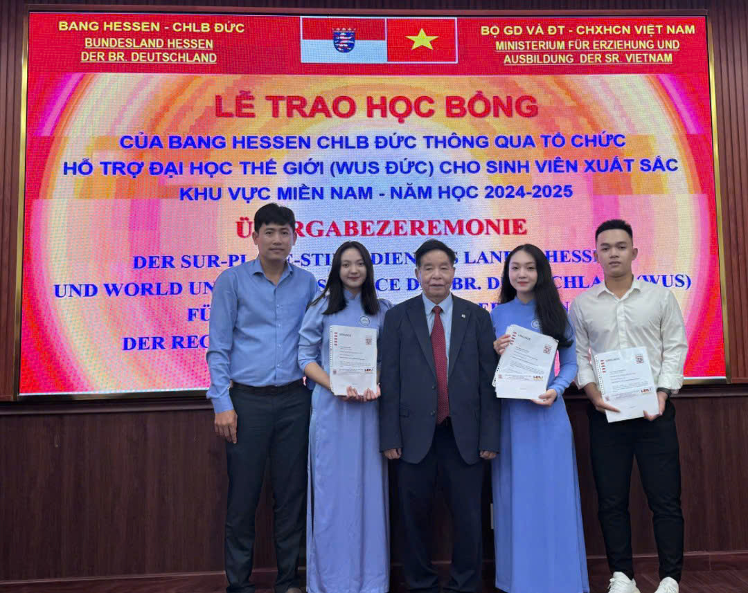 Sinh viên trường Cao đẳng Cộng đồng Sóc Trăng nhận học bổng Hessen năm 2025