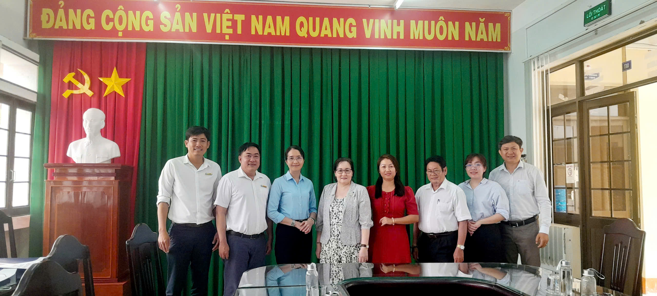 Tiếp Đoàn Trường Đại học Hùng Vương TP. HCM đến thăm và trao đổi cơ hội hợp tác