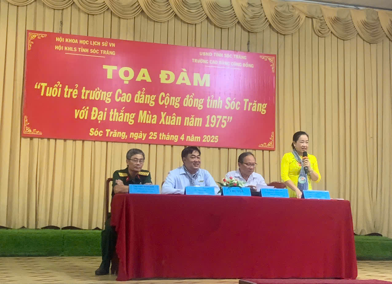 Tuổi trẻ Trường Cao đẳng Cộng đồng Sóc Trăng với Đại thắng mùa Xuân năm 1975